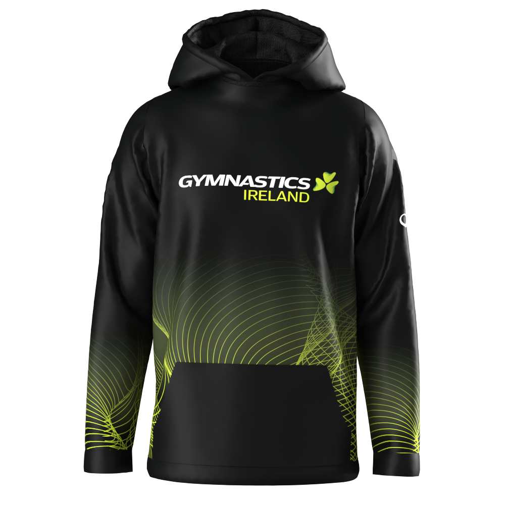 GYMNASTIK IRLAND FAN HOODIE SCHWARZ