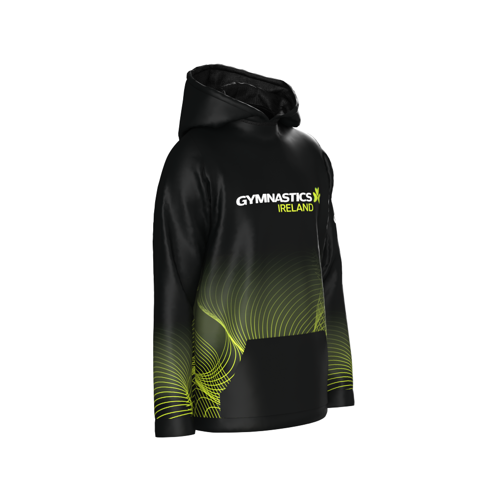 GYMNASTICS IRELAND FAN HOODIE BLACK