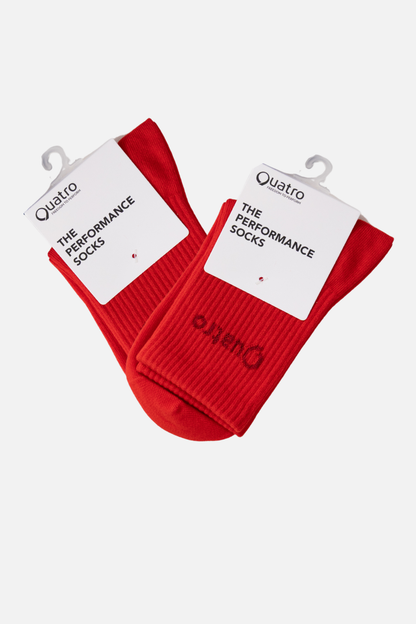 The Performance Socks Red