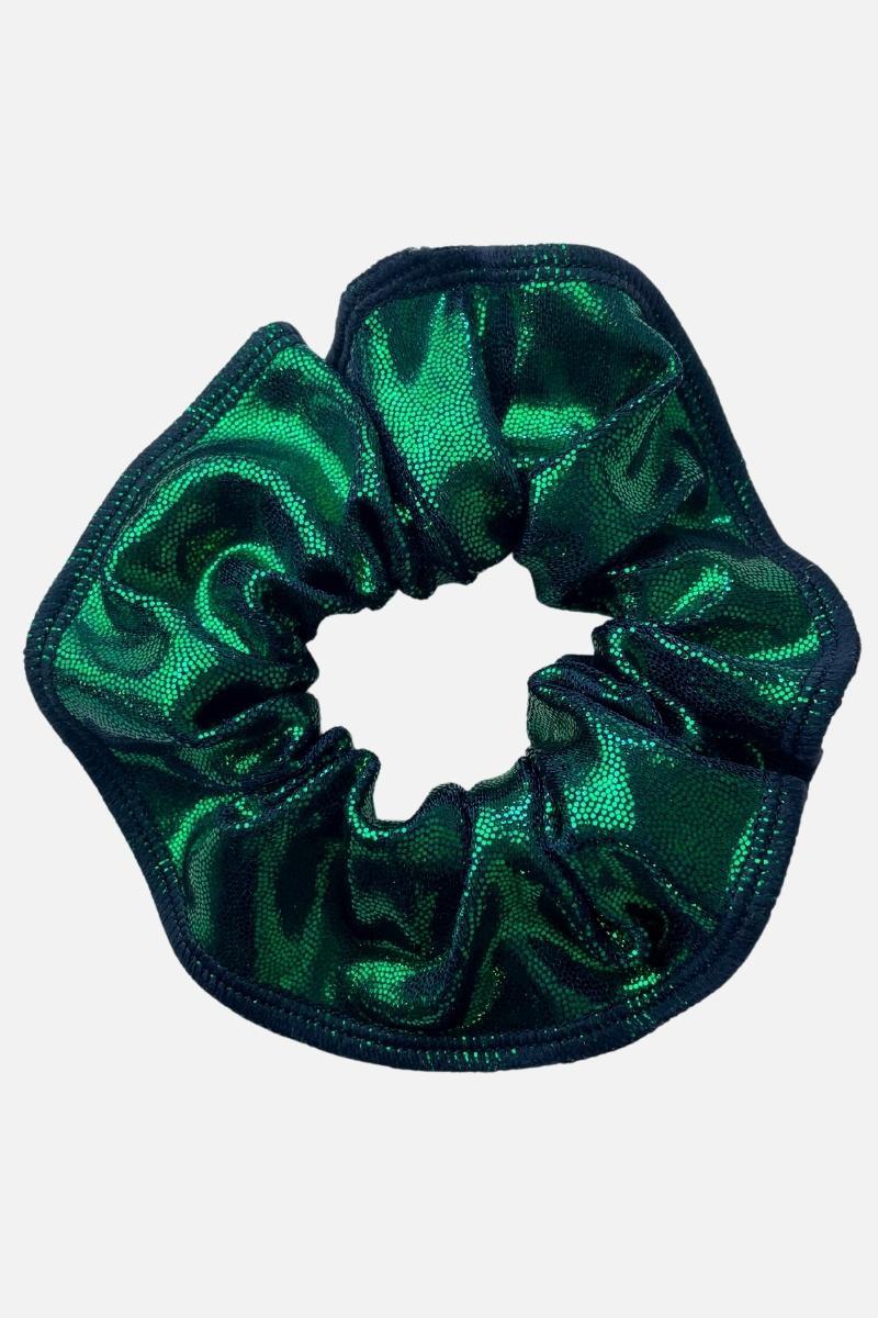 Navy Kelly Green Scrunchie