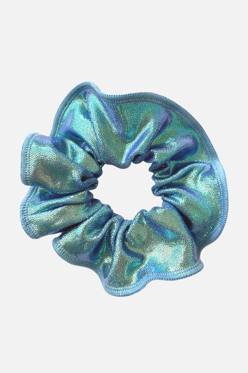 Chouchou bleu opale