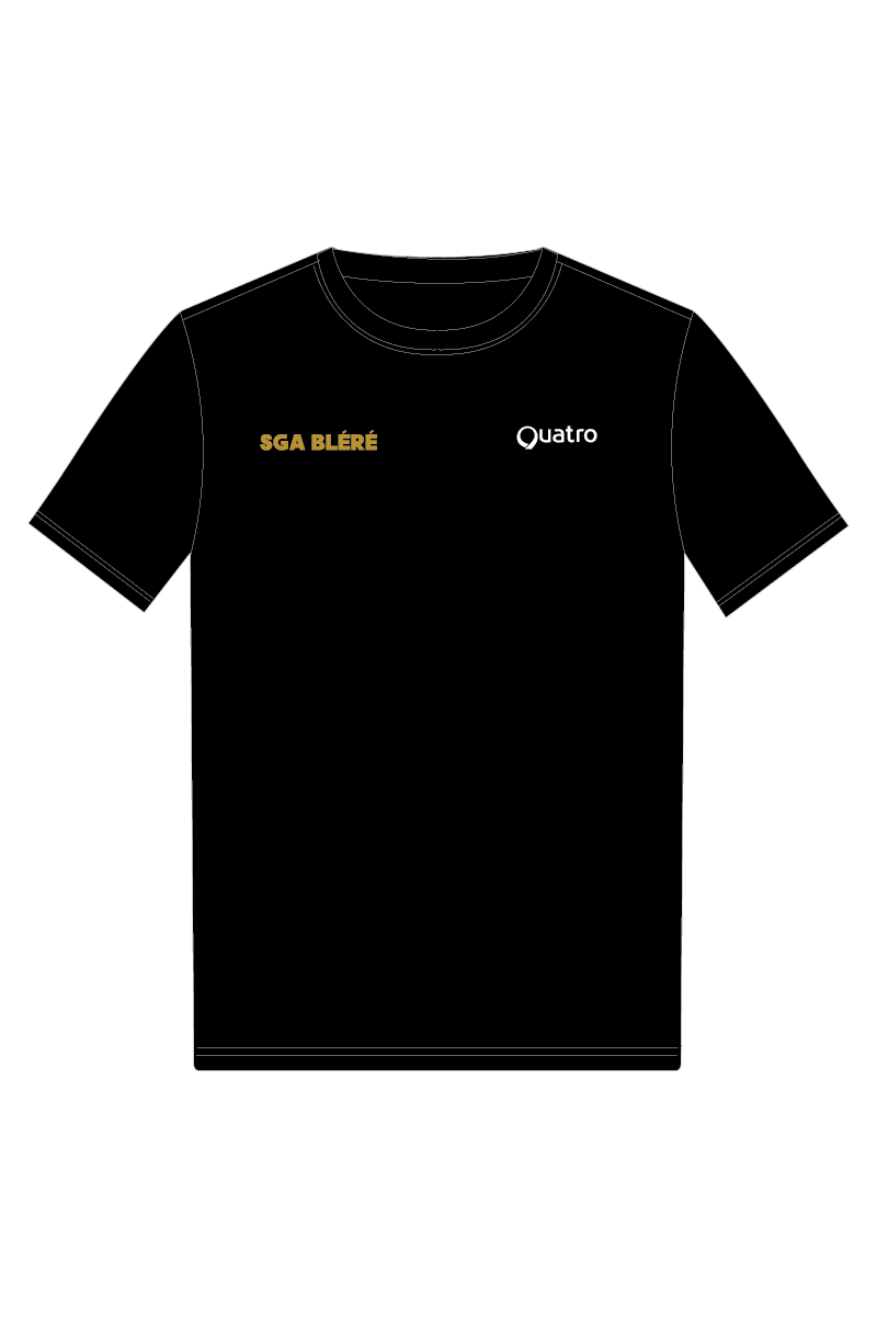 SGA BLÉRÉ SCHWARZES BAUMWOLLE-T-SHIRT