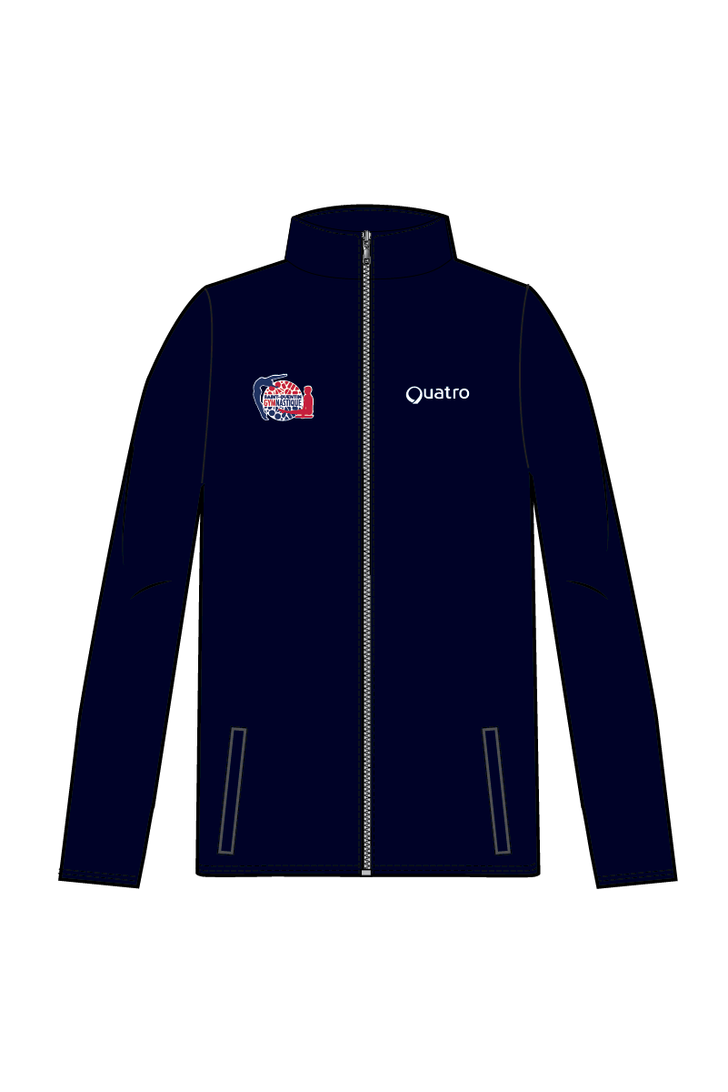 ST QUENTIN  STOCK NAVY LYCRA UNISEX JACKET D1 RV1