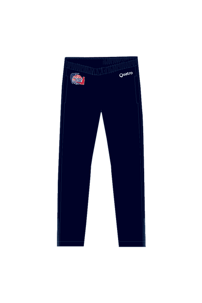 ST QUENTIN  STOCK NAVY LYCRA UNISEX PANTS WITH ZIPS D2