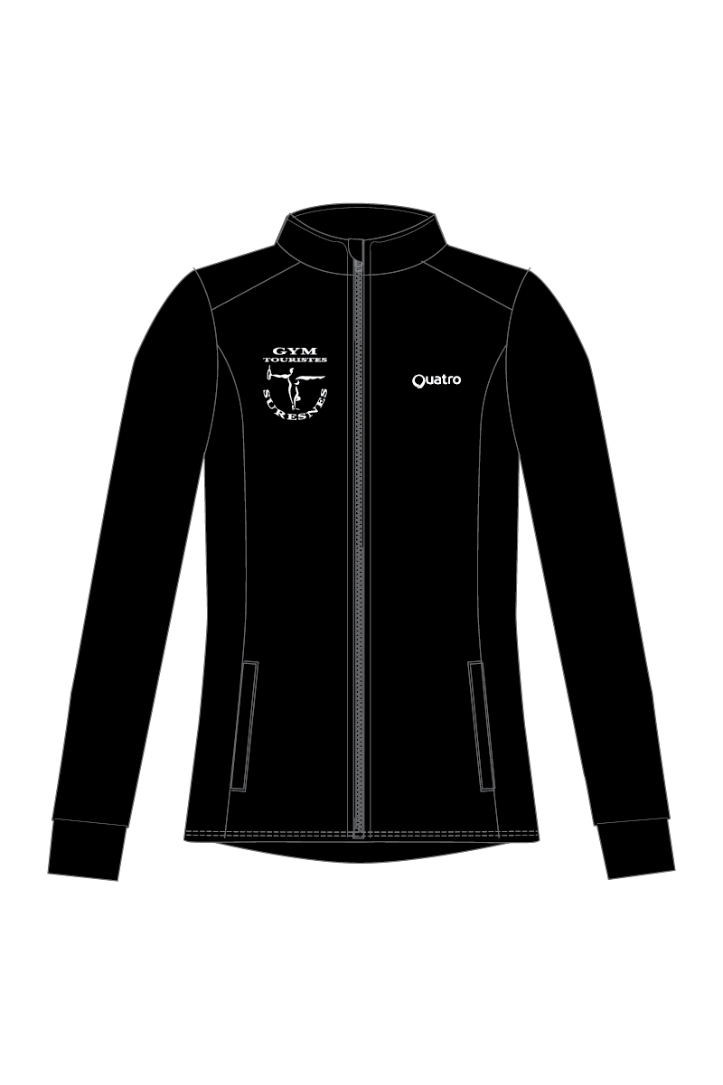 Suresnes Black Yoga Fit Jacket