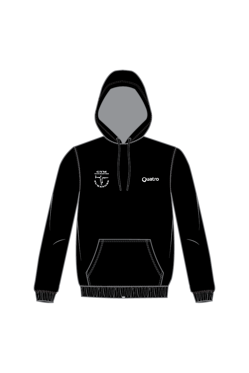 Suresnes Black Hoodie