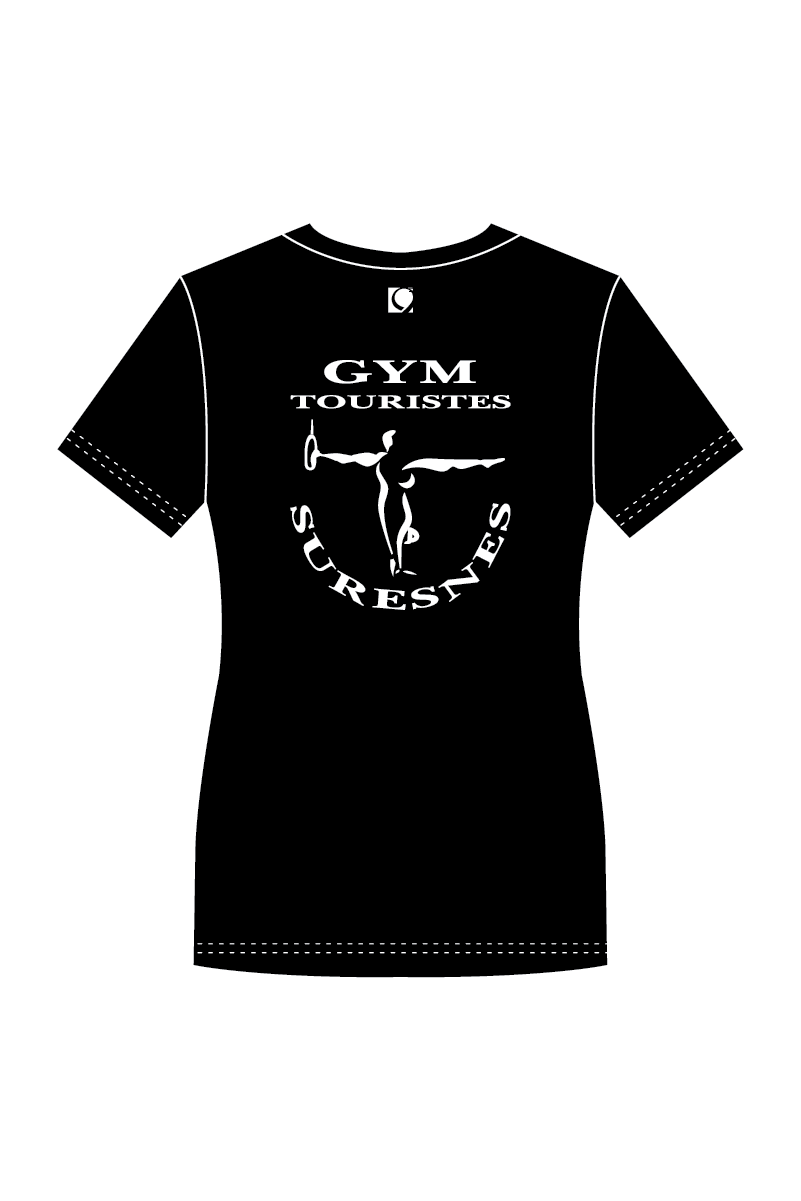 Suresnes Black Fitted T-shirt Conception 3