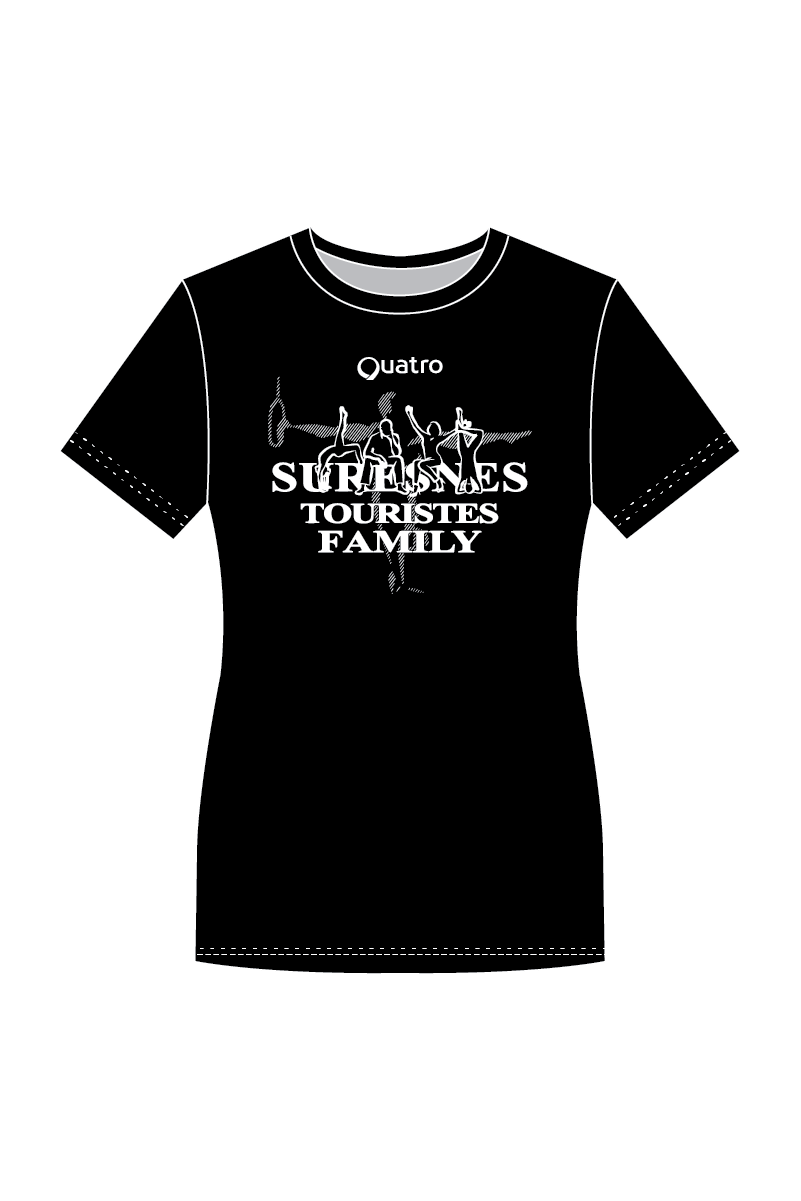 Suresnes Black Fitted T-shirt Conception 4