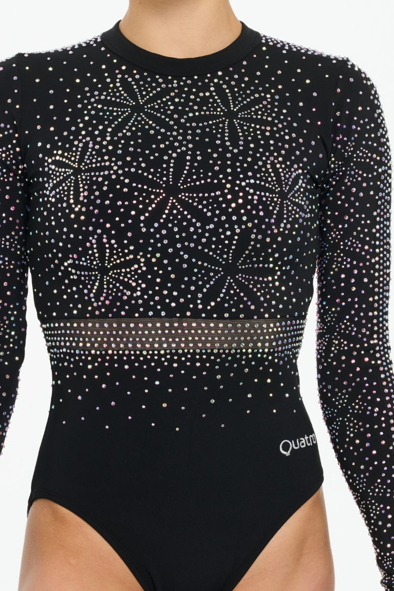 Safran Langarmshirt - Schwarz