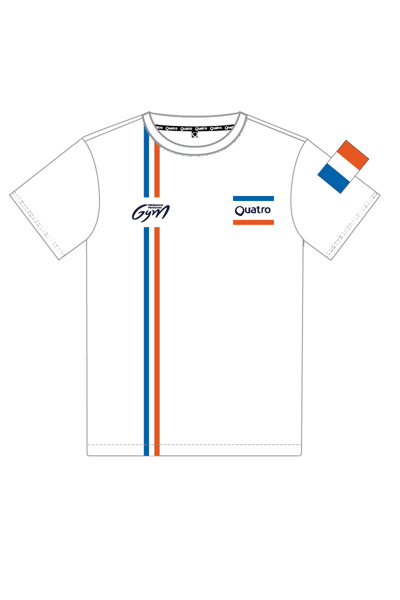FFG EURO GYM PACK UNISEX T-SHIRT - WHITE