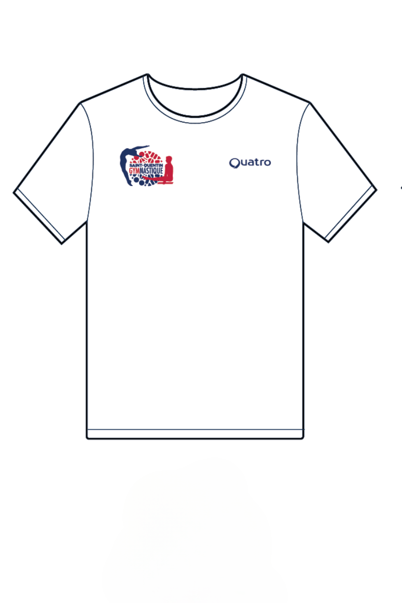 SAINT QUENTIN GYM WEISSES T-SHIRT24 CU6.4.166.WH.F1