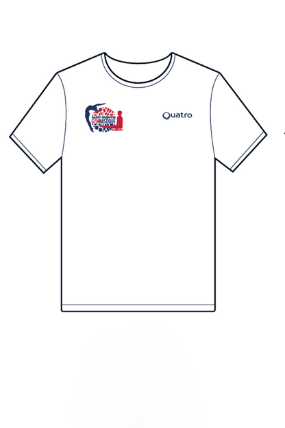 SAINT QUENTIN GYM WEISSES T-SHIRT24 CU6.4.166.WH.F1