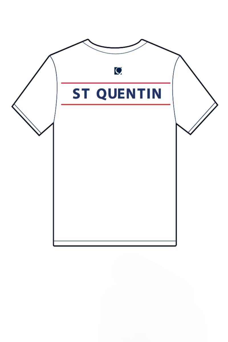 SAINT QUENTIN GYM WEISSES T-SHIRT24 CU6.4.166.WH.F1