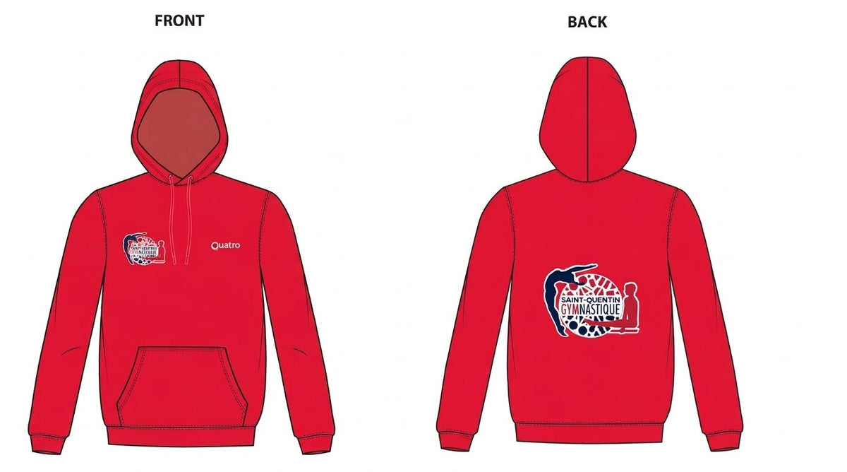 ST. QUENTIN ROTE HOODIES