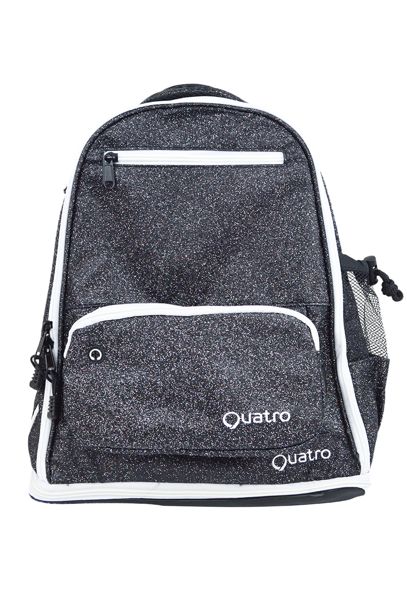 Black clearance glitter backpack