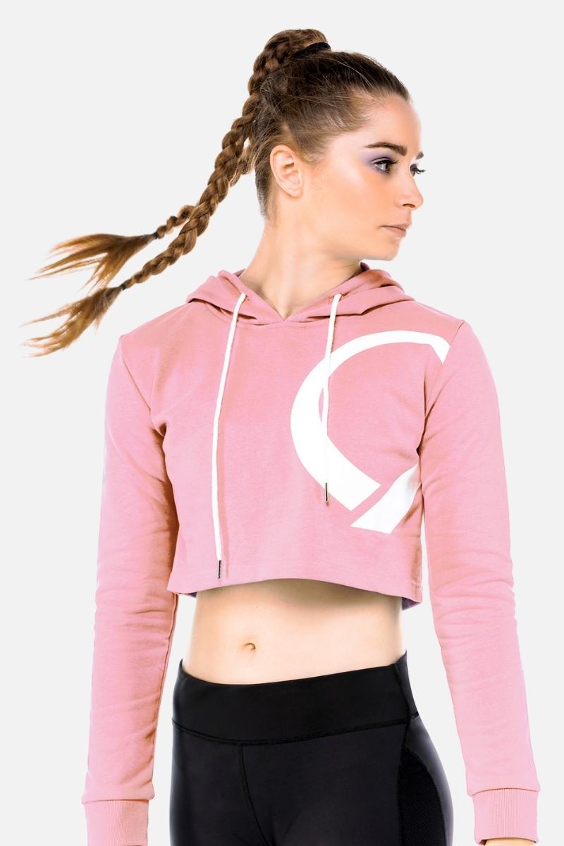 Cropped Hoodie Pink
